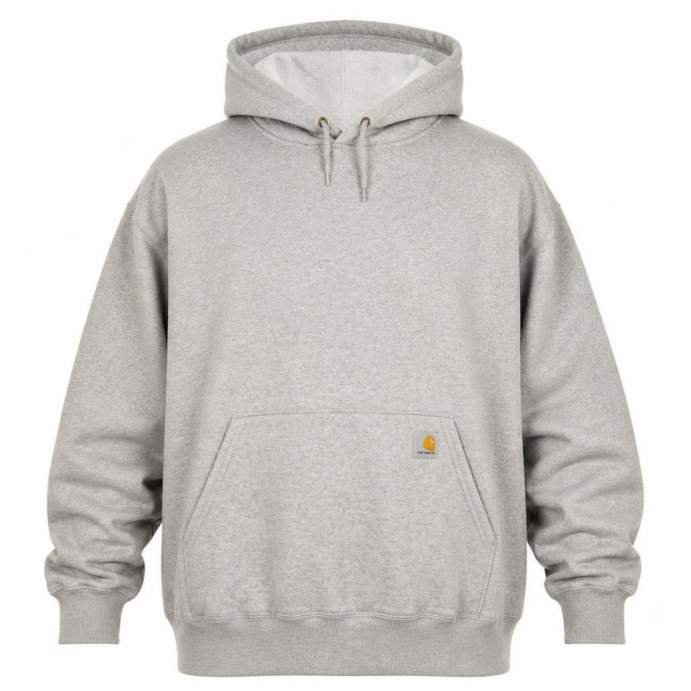 Carhartt K121 Hoodie Mens 4XL Gray Loose Fit Midweight Pullover Workwear Logo
